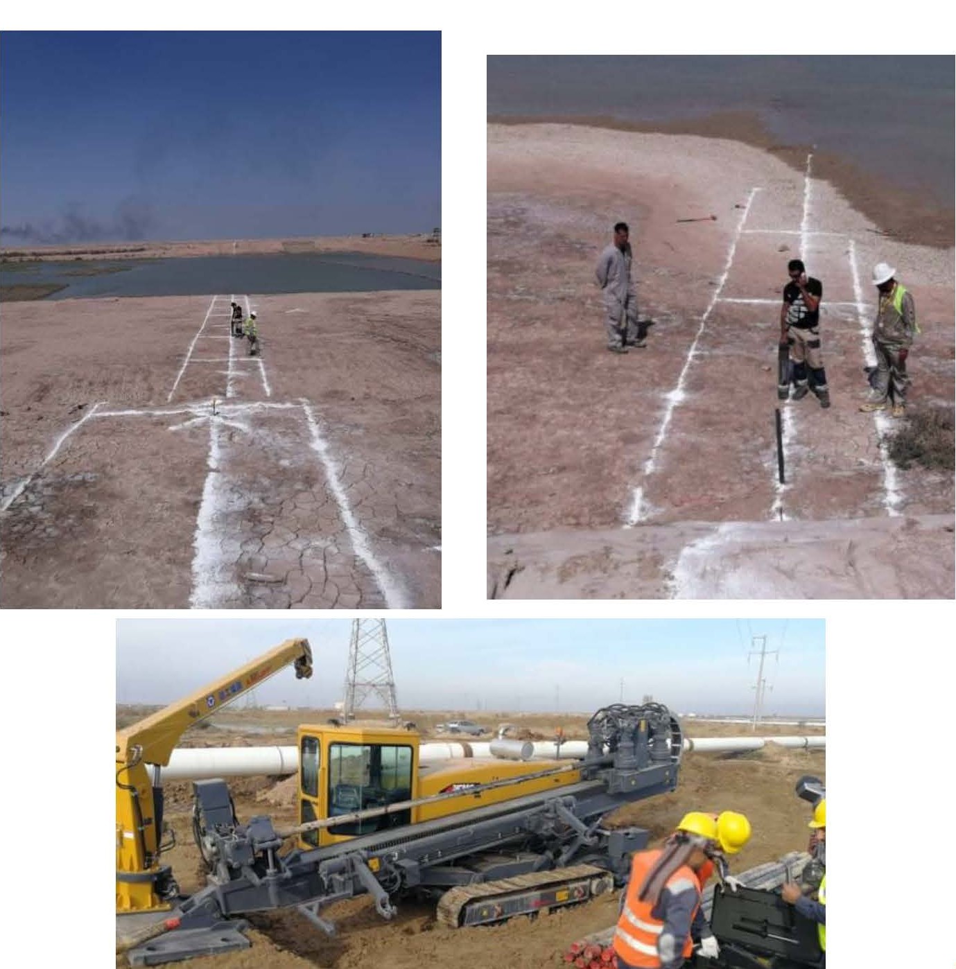 Hidden excavation works in the Majnoon field in Basra