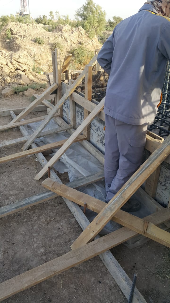 Concrete civil works in the Majnoon, Bazargan and Halfaya oil fields